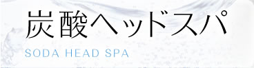 炭酸ヘッドスパ SODA HEAD SPA